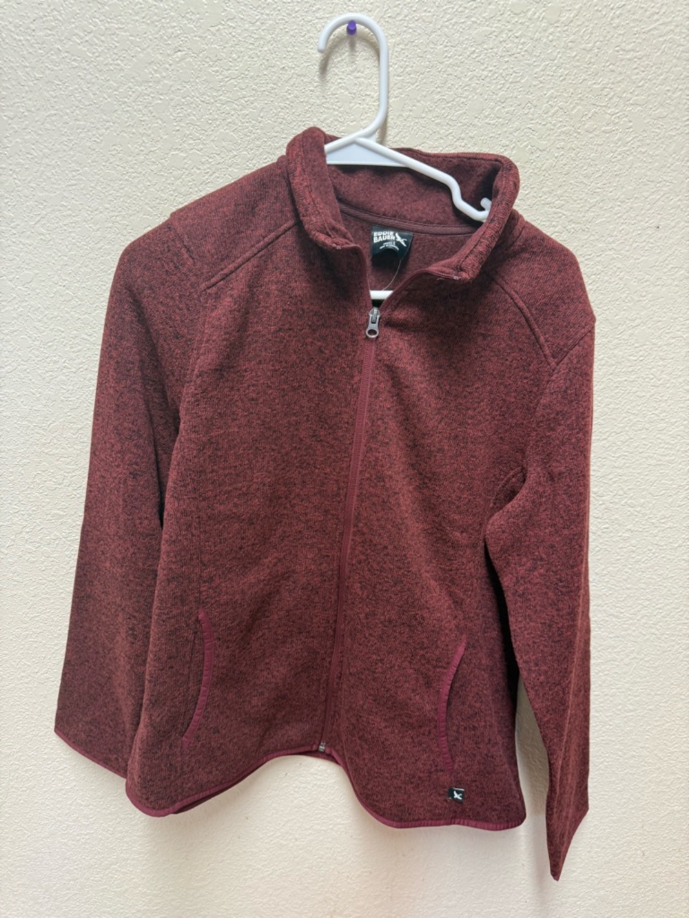 BRAND NEW Eddie Bauer Women's Blue Full-Zip Fleece Jacket Size Large